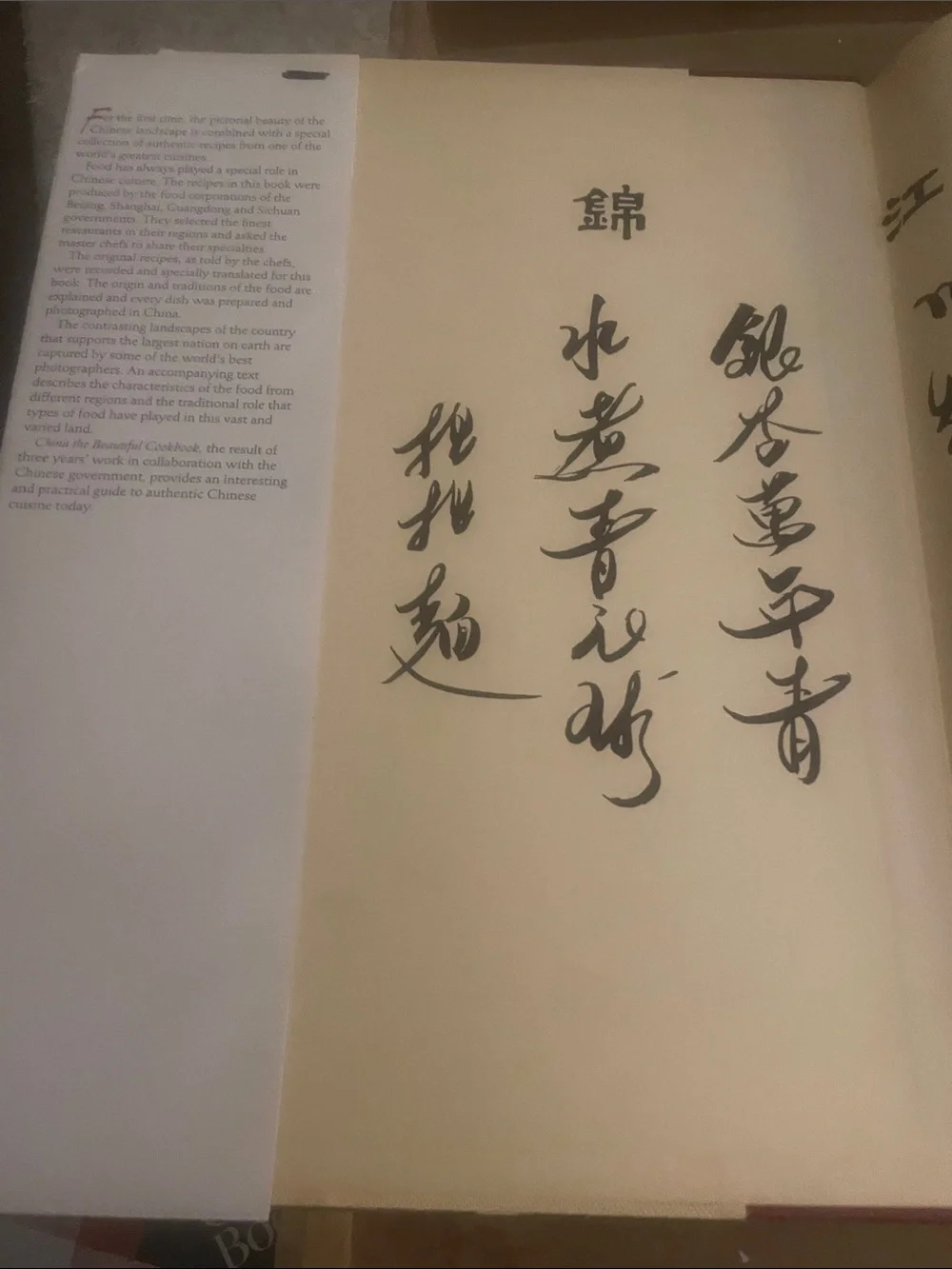 China the Beautiful Cookbook - Illustrated Multicolor hardcover Kevin Sinclair